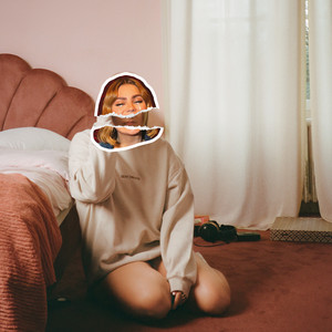 Album cover for Sentiments Heureux (nan j'déconne) by Louane