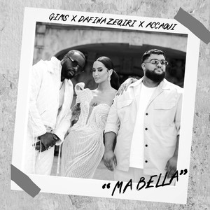 Single cover for Ma Bella by GIMS.