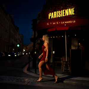 Single cover for PARISIENNE by GIMS.