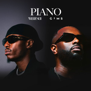 Single cover for Piano by GIMS.